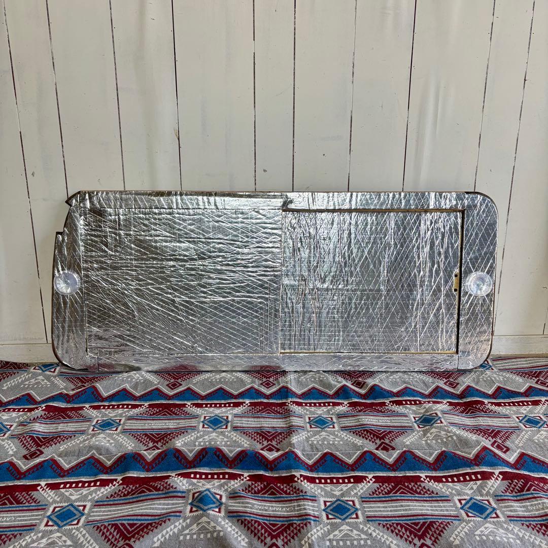 ハイエース 窓埋めパネル 開閉式 左右セット 断熱シート加工 ダークウォルナット