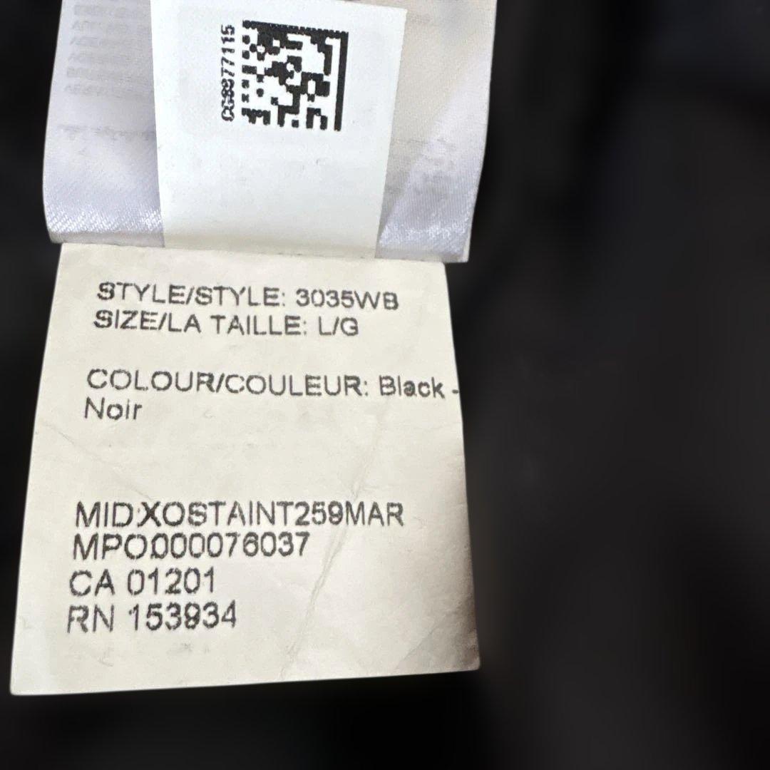 カナダグース　希少Lサイズ　ブラックレーベルミスティークパーカー　ブラック