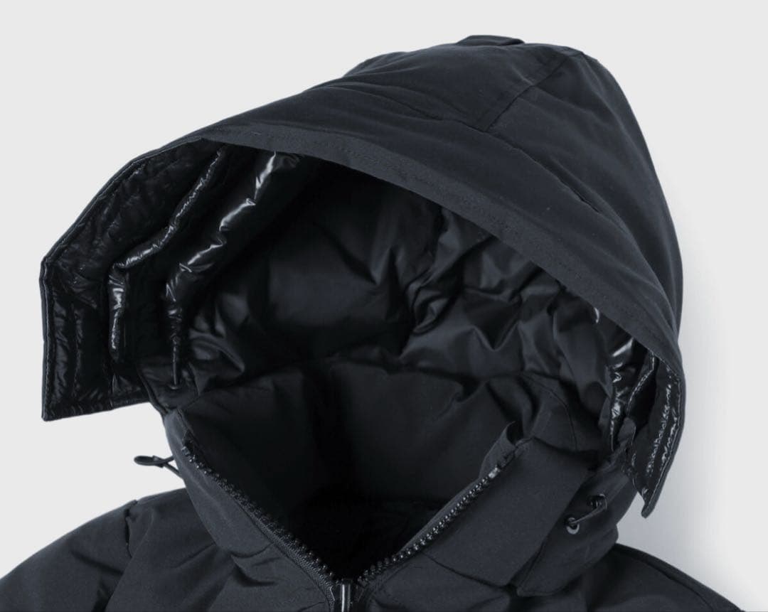 カナダグース　希少Lサイズ　ブラックレーベルミスティークパーカー　ブラック