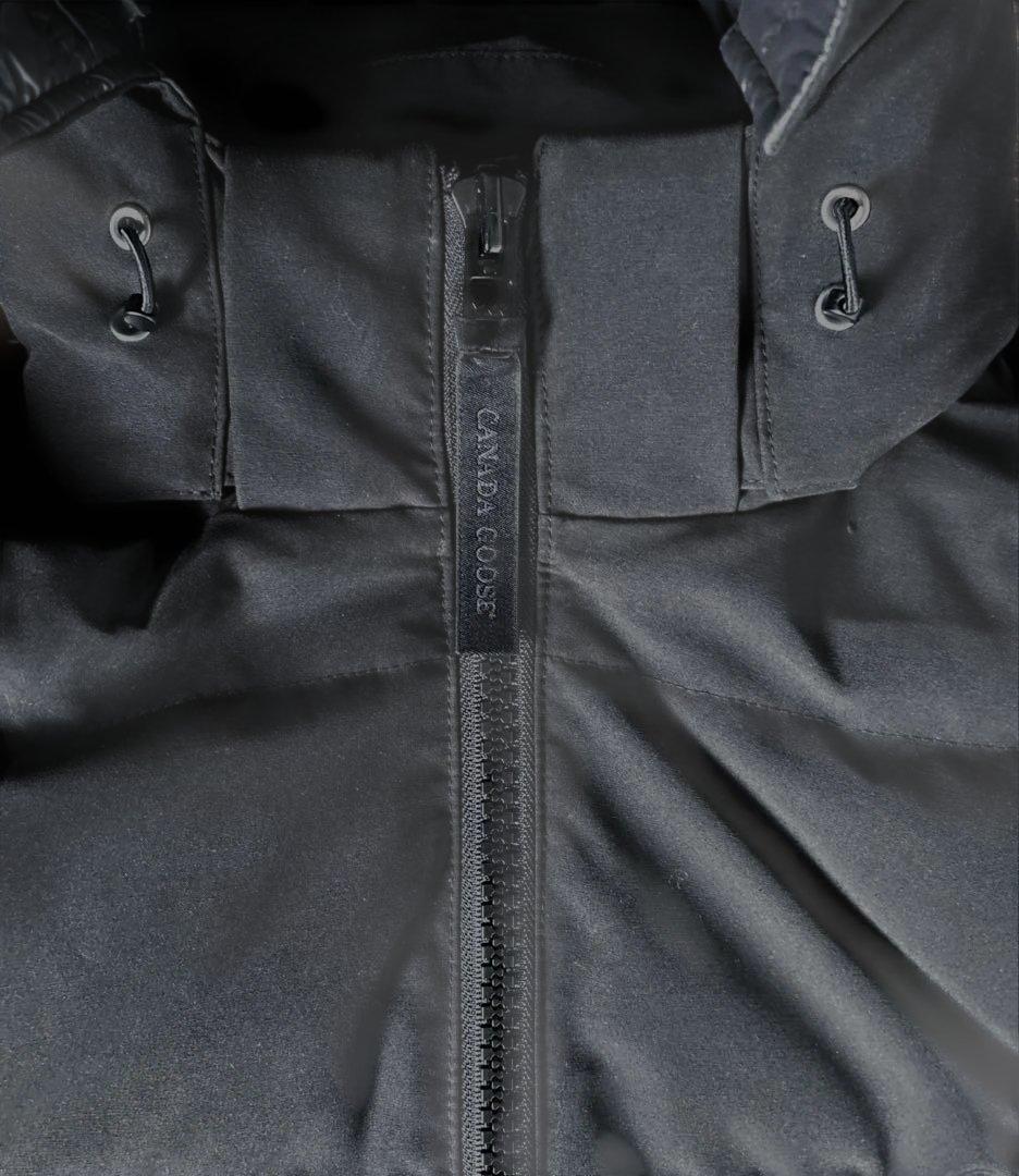 カナダグース　希少Lサイズ　ブラックレーベルミスティークパーカー　ブラック