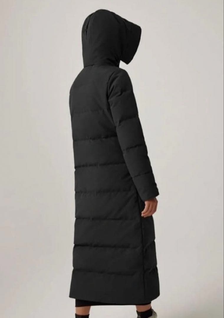 カナダグース　希少Lサイズ　ブラックレーベルミスティークパーカー　ブラック