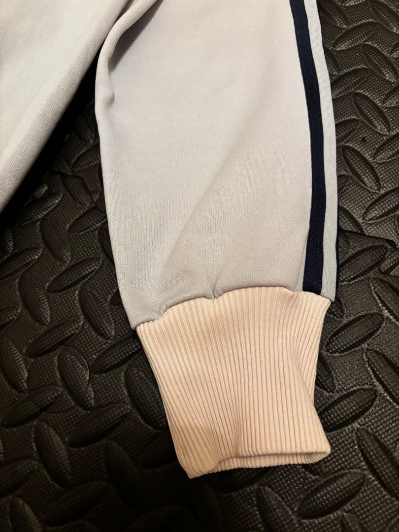 あのちゃん同型同色／80s アディダス ジャージ トラックジャケット灰紺赤