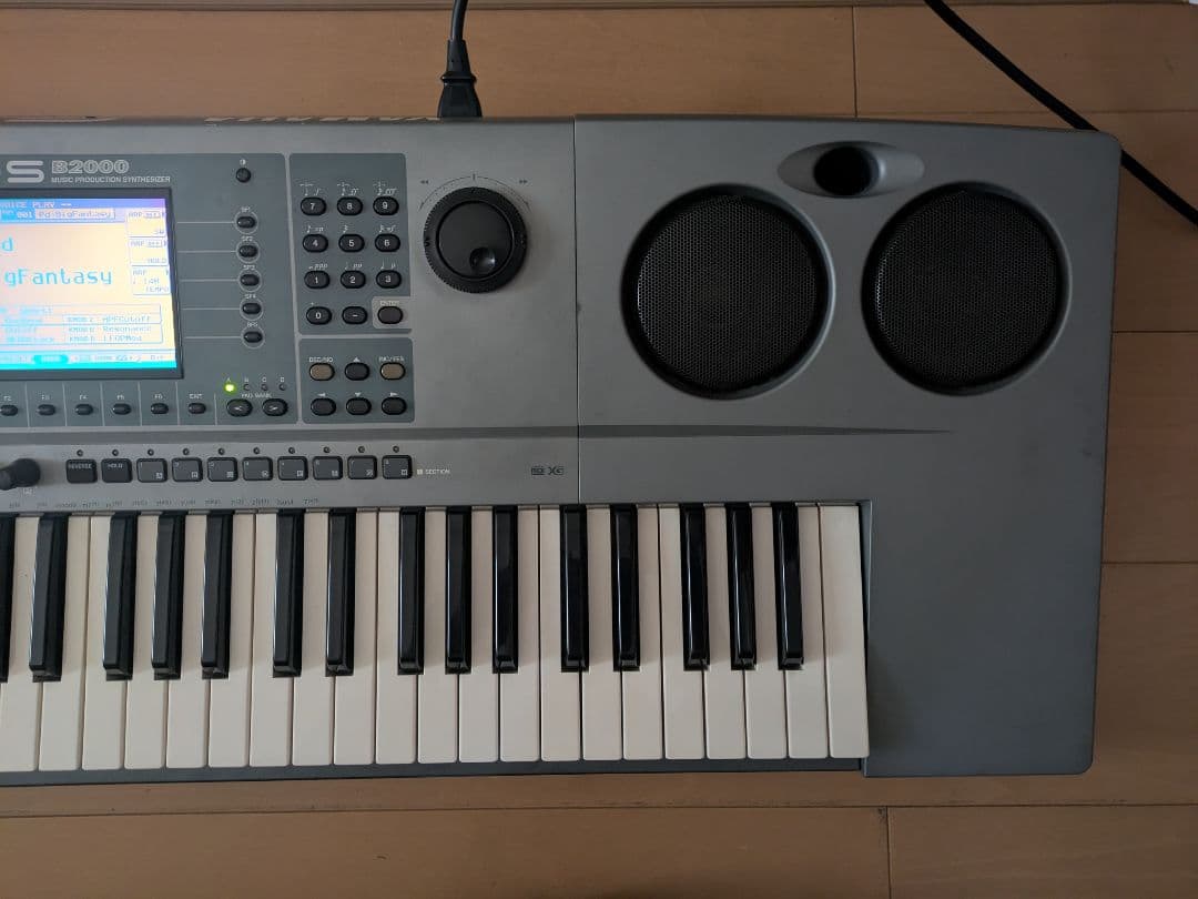 ヤマハ　シンセサイザー　EOS B2000　テストモード基本動作確認