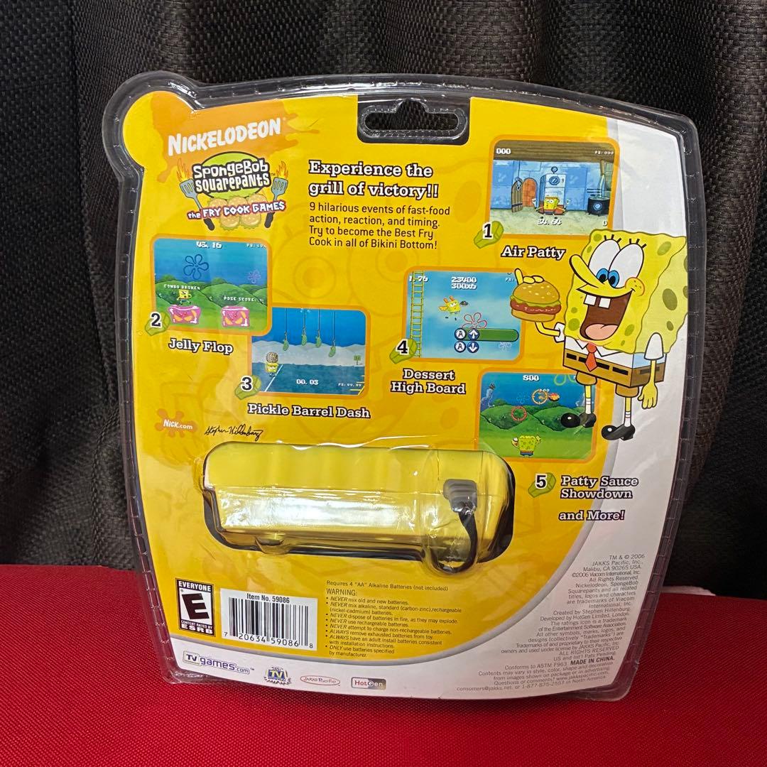 未開封 スポンジボブ フライクックゲームズ 2006 レトロゲーム