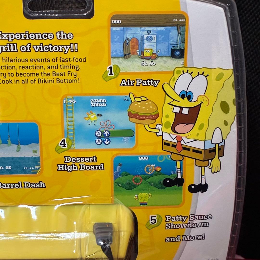未開封 スポンジボブ フライクックゲームズ 2006 レトロゲーム