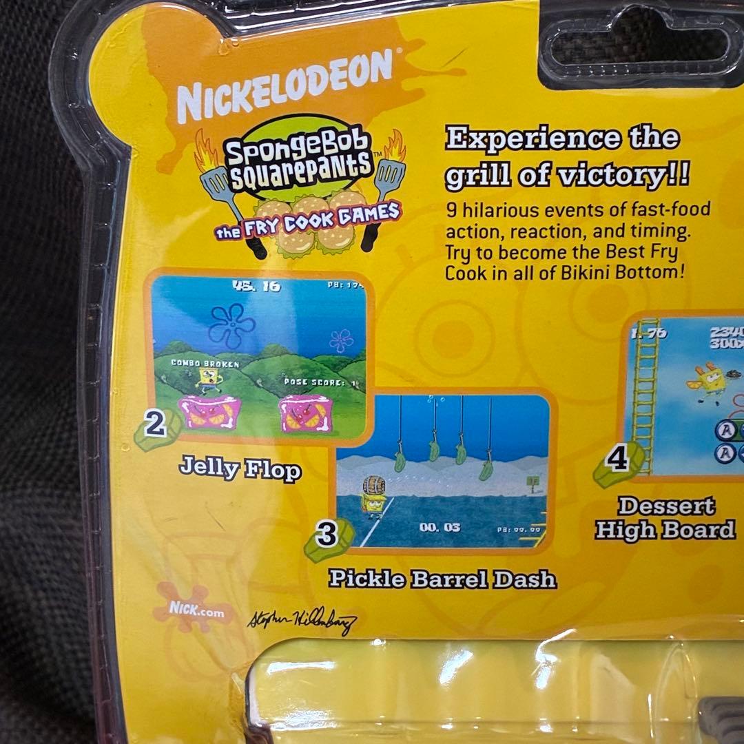未開封 スポンジボブ フライクックゲームズ 2006 レトロゲーム