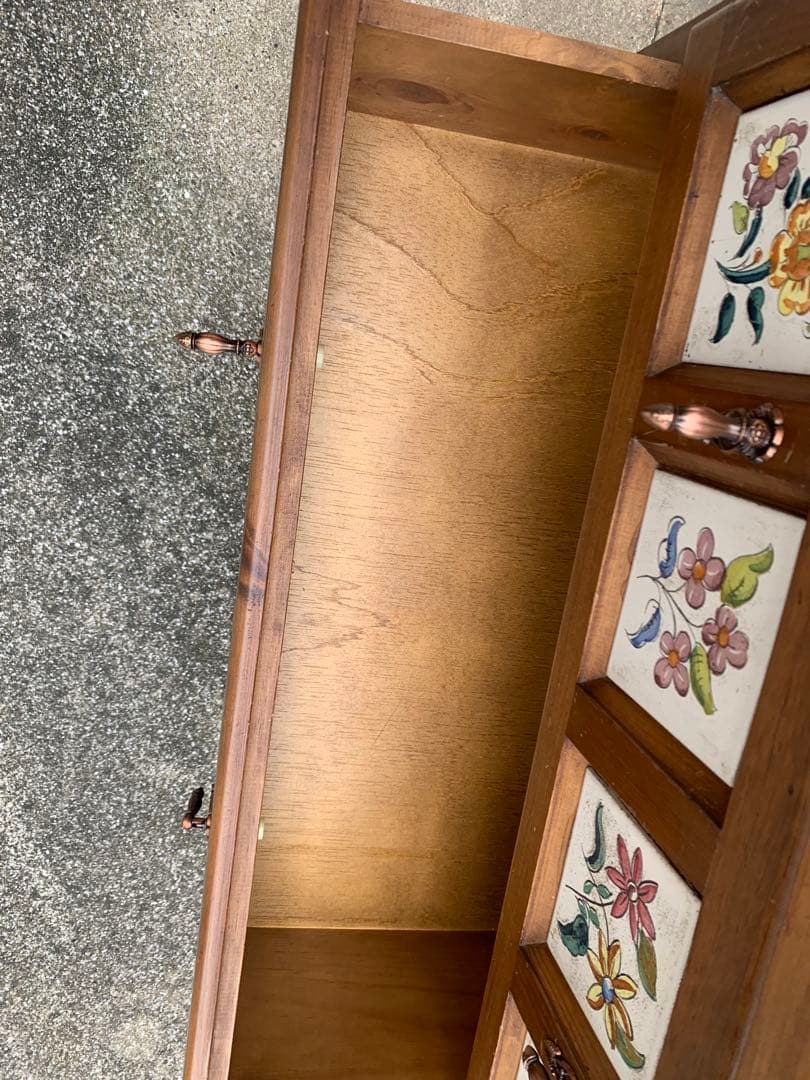 アクタス　タイル　チェスト　木製　バレンシア　スペイン家具