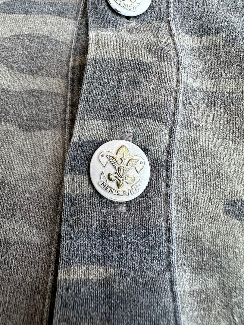 トップス camouflage pattern faded polo shirt