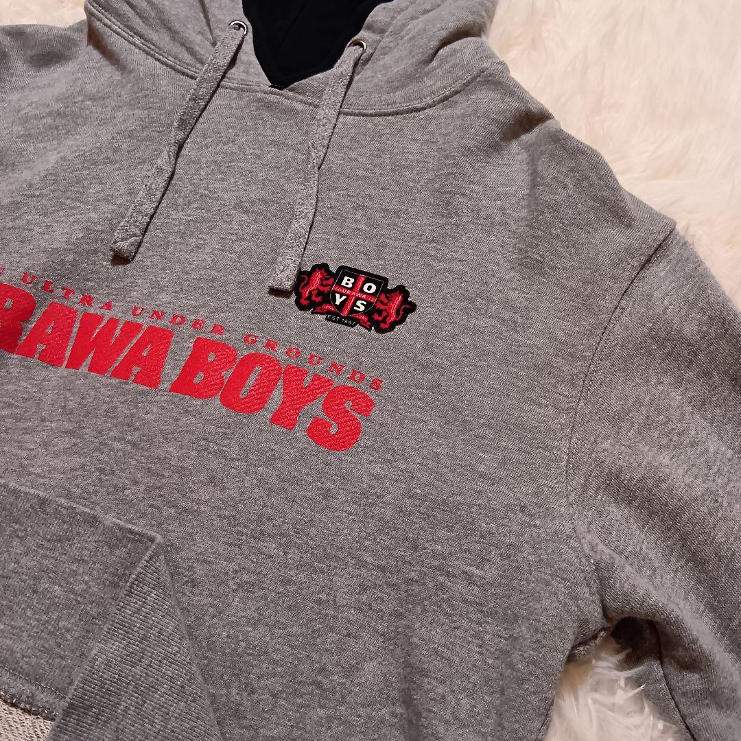 URAWA BOYS 威風堂々 パーカー グレー L 浦和レッズ 浦和ボーイズ
