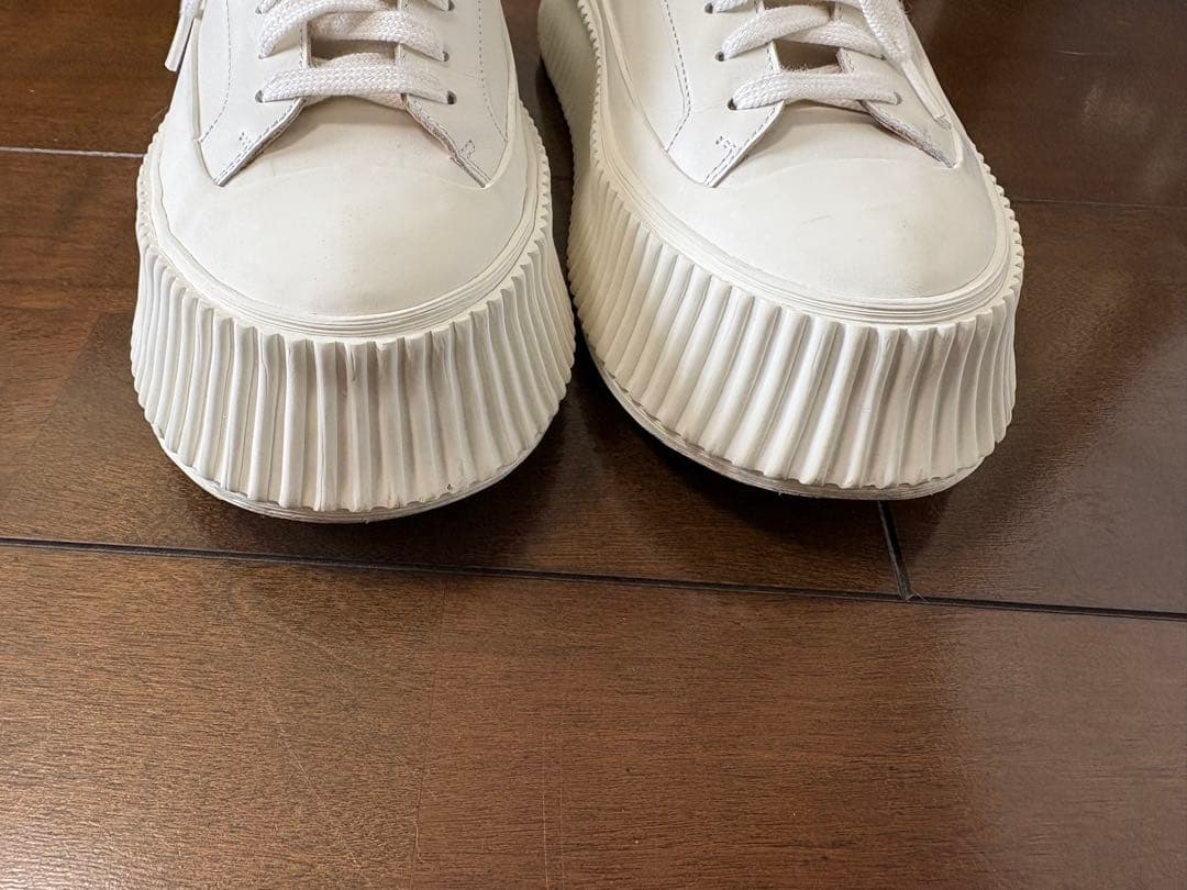 JIL SANDER プラットフォーム レザースニーカー 35