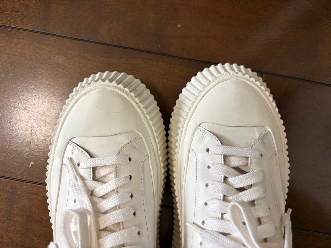 JIL SANDER プラットフォーム レザースニーカー 35