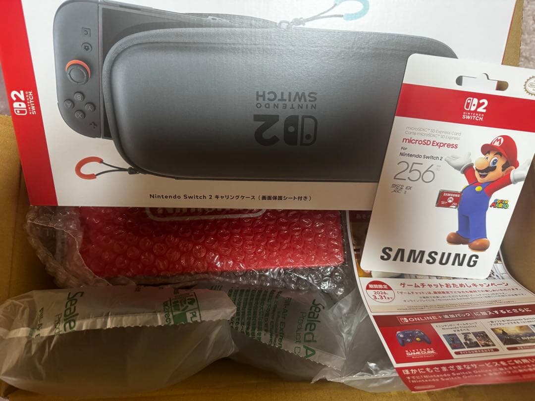 Nintendo Switch 2 多言語対応 +ケース+SDカード
