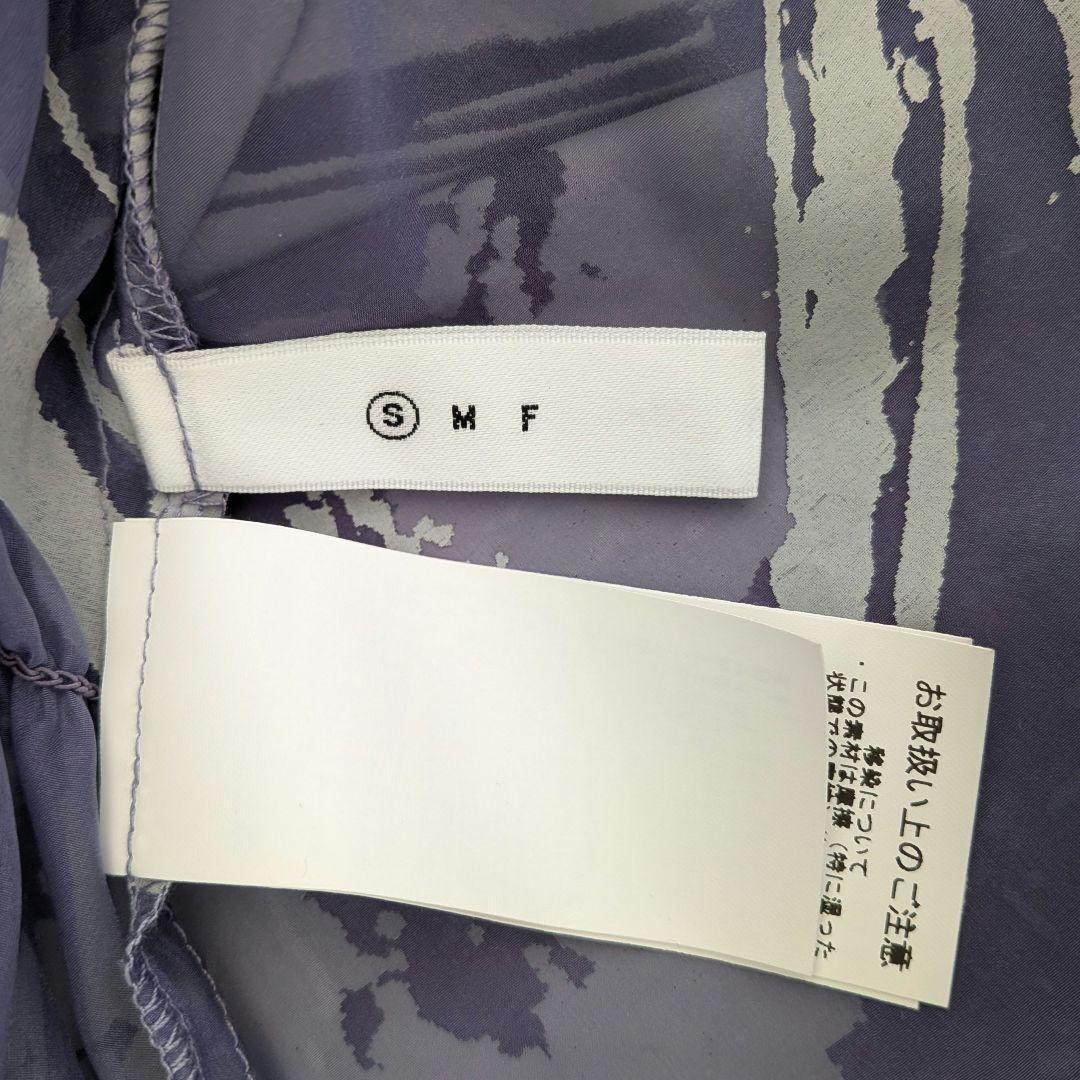 Ameri　RUBBER PAINT ART SHEER DRESS