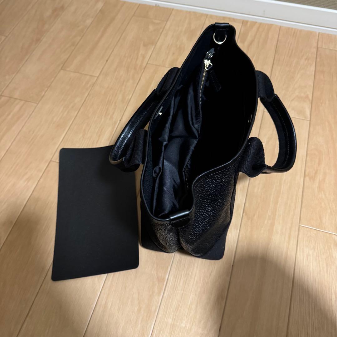 【新品未使用】TOPKAPI スコッチグレイン ネオレザートート M ブラック