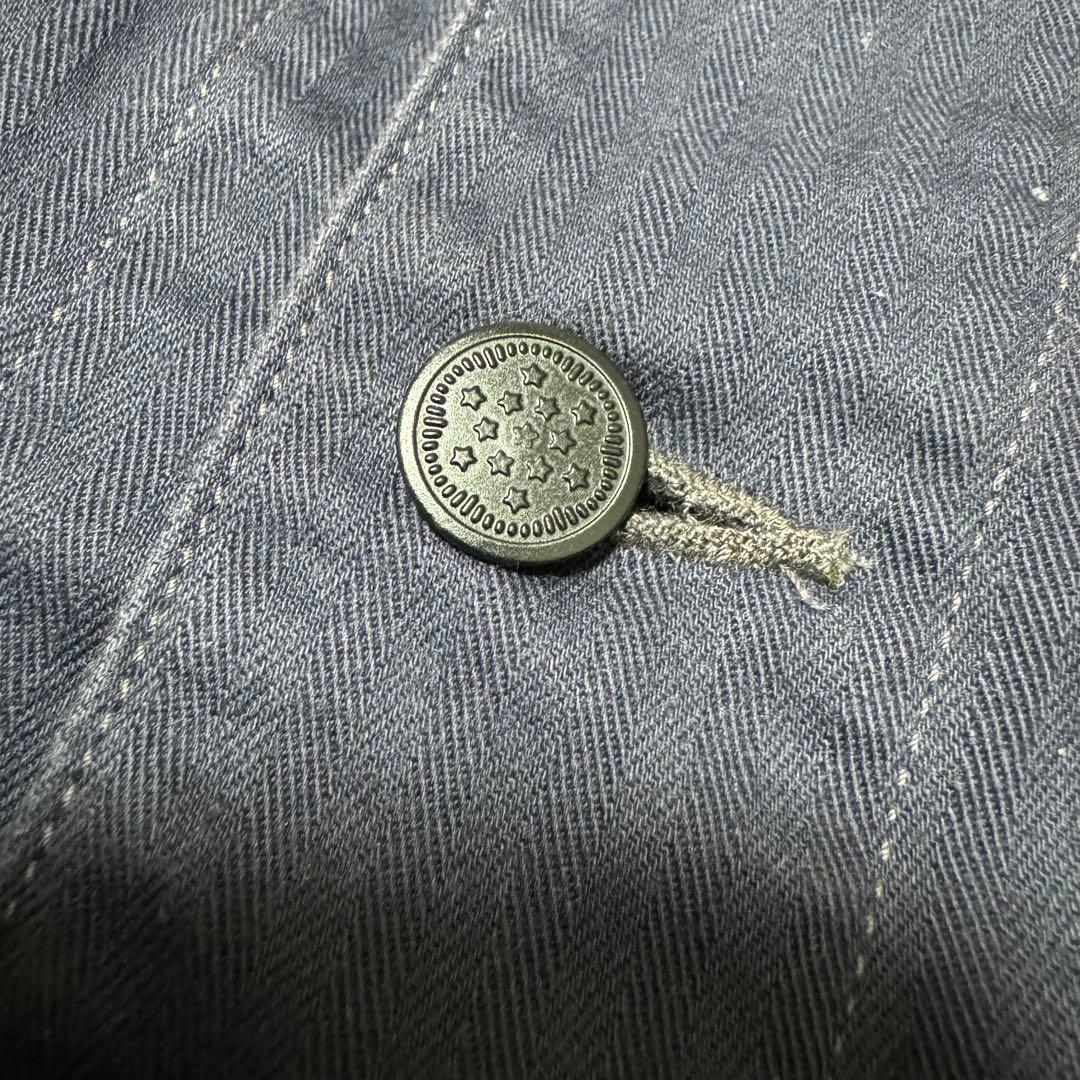 PHERROW'S（フェローズ ） USMC ヘリンボーンカバーオール ネイビー