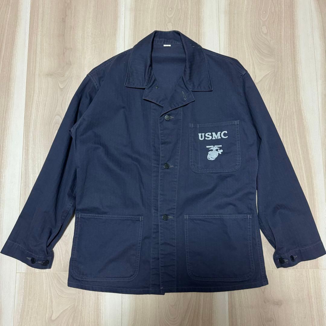 PHERROW'S（フェローズ ） USMC ヘリンボーンカバーオール ネイビー