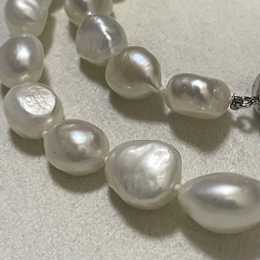 ノリコ【超大珠✨本真珠】 ネックレス 8.0-12.5 パール バロック