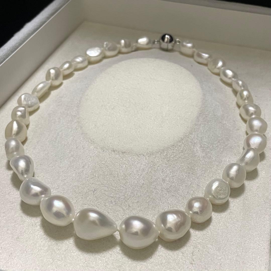 ノリコ【超大珠✨本真珠】 ネックレス 8.0-12.5 パール バロック