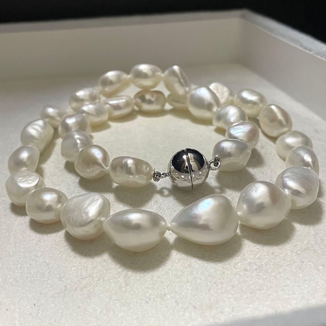 ノリコ【超大珠✨本真珠】 ネックレス 8.0-12.5 パール バロック