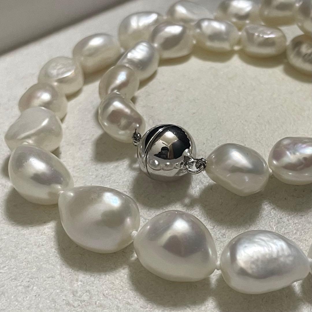 ノリコ【超大珠✨本真珠】 ネックレス 8.0-12.5 パール バロック