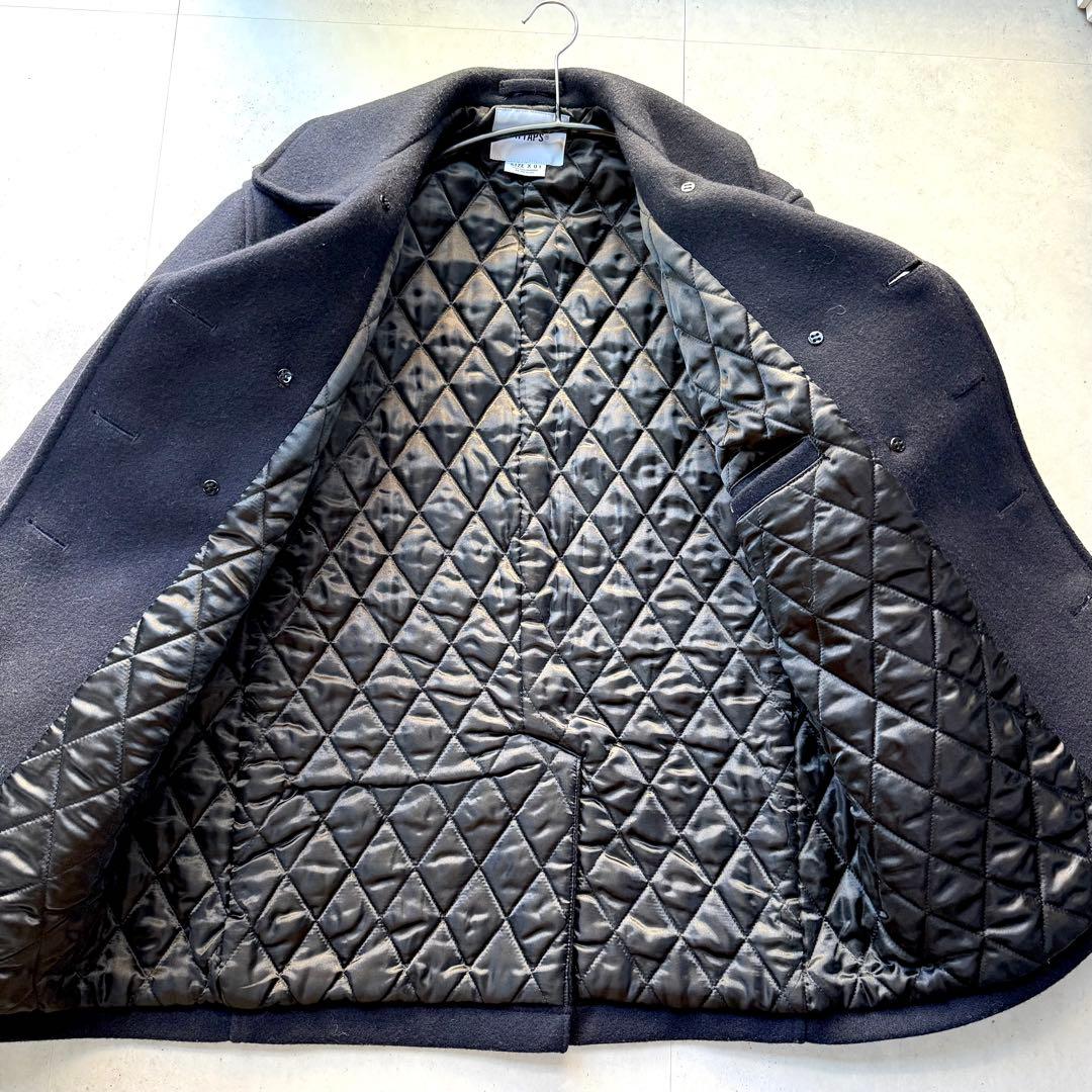 WTAPS Pコート ネイビー M相当 定番 ウール メルトン ダブル アウター