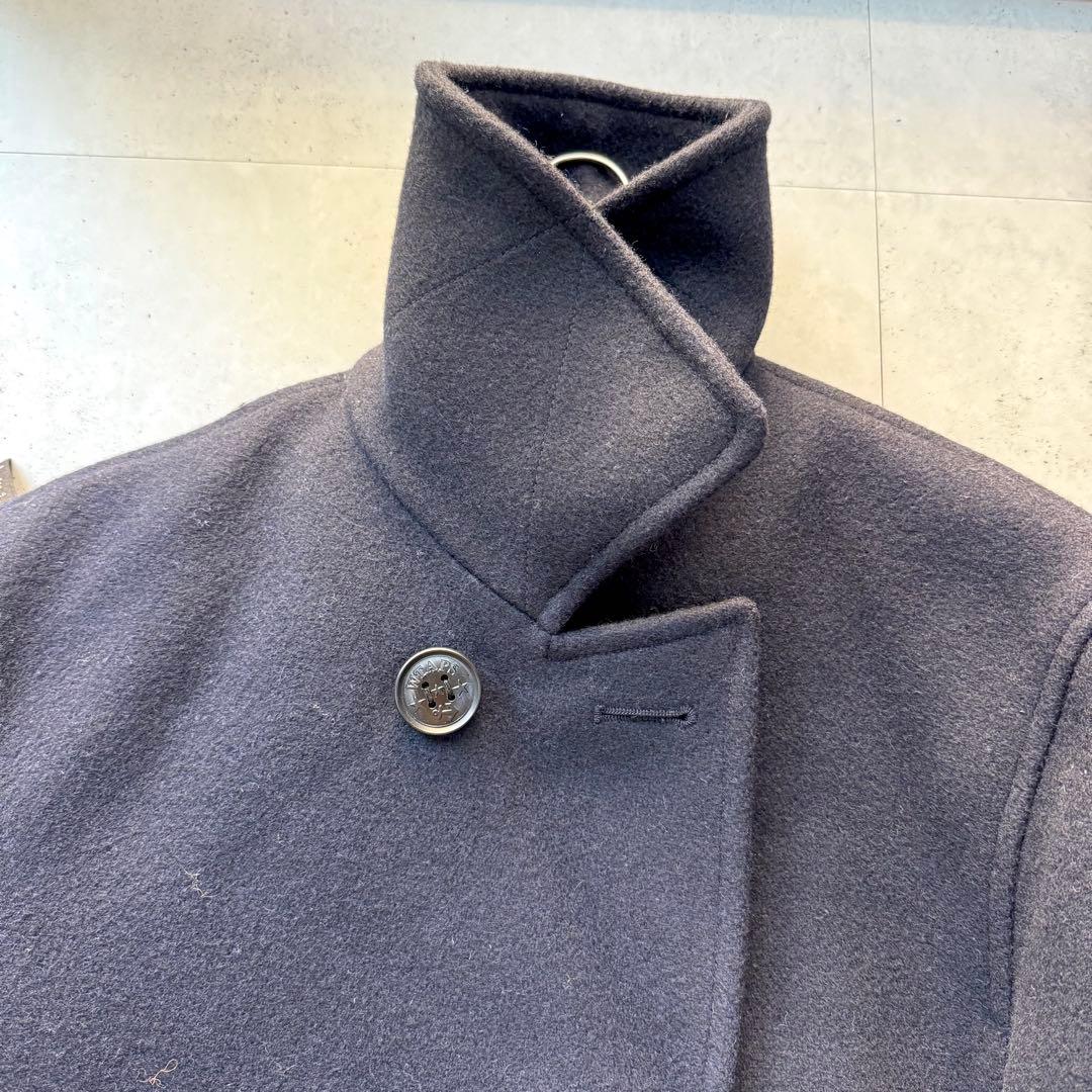WTAPS Pコート ネイビー M相当 定番 ウール メルトン ダブル アウター