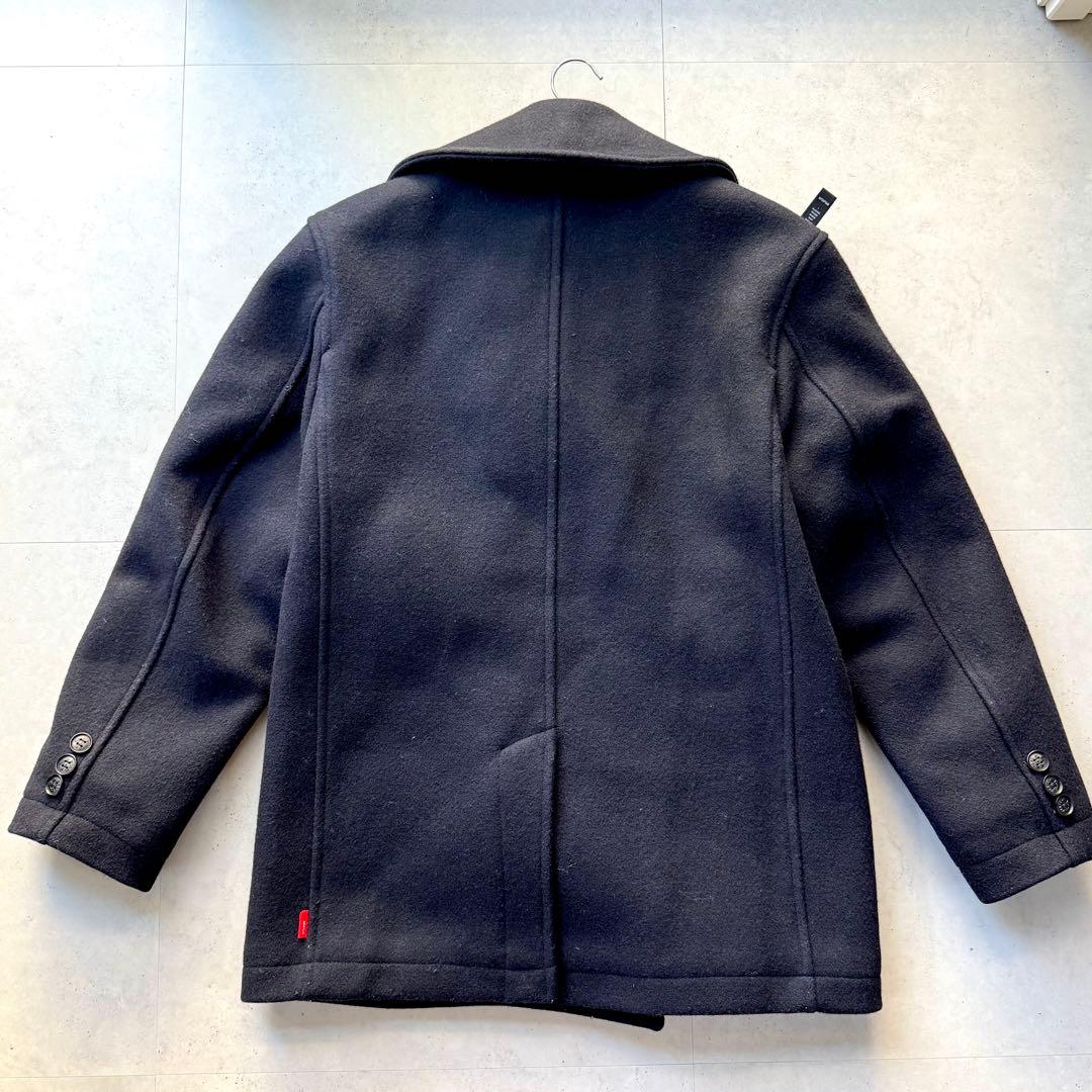 WTAPS Pコート ネイビー M相当 定番 ウール メルトン ダブル アウター