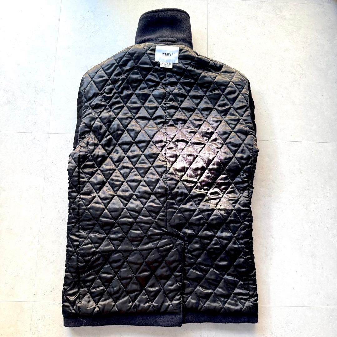 WTAPS Pコート ネイビー M相当 定番 ウール メルトン ダブル アウター