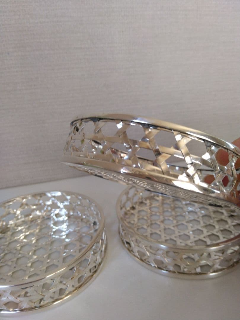 銀製　小皿　3枚