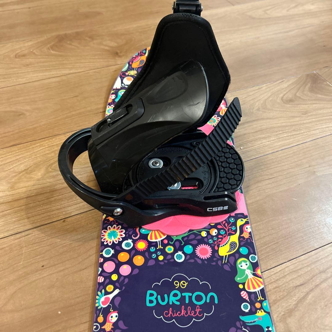 Burton スノーボード キッズ　カラフルデザイン90センチ