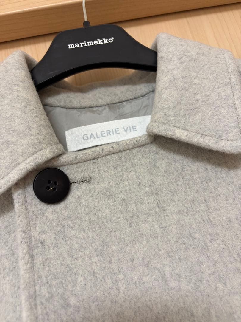 ギャルリーヴィーカシミヤダブルフェイスオーバーコート