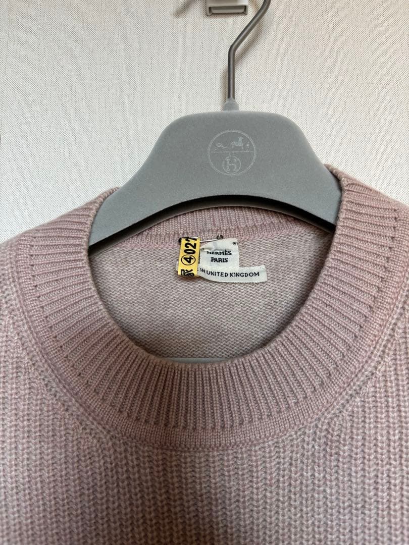 HERMES エルメス カシミアワンピース ガーメントあり