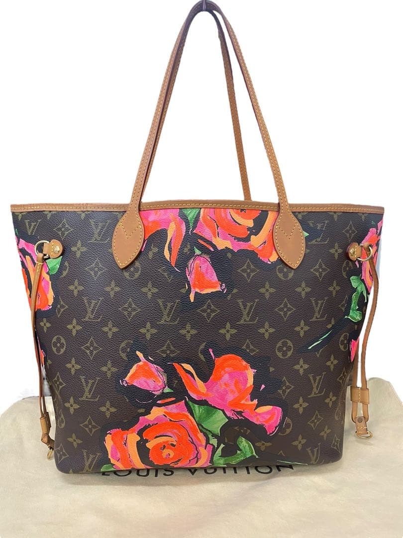 ヴィトン　モノグラム　ローズ　ネヴァーフル　M48613 トートバッグ