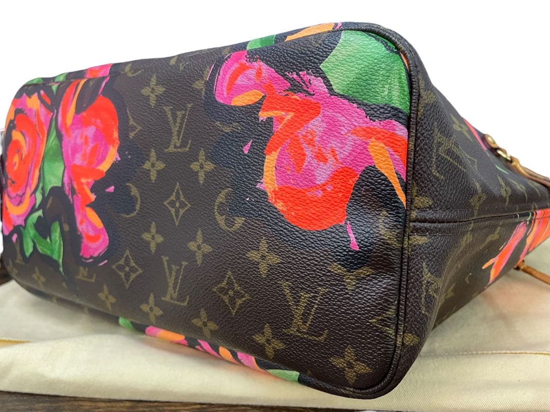 ヴィトン　モノグラム　ローズ　ネヴァーフル　M48613 トートバッグ