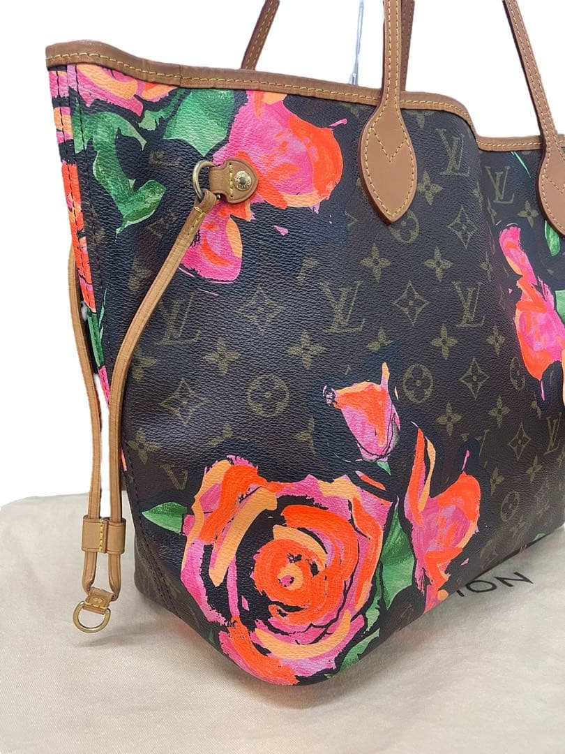 ヴィトン　モノグラム　ローズ　ネヴァーフル　M48613 トートバッグ