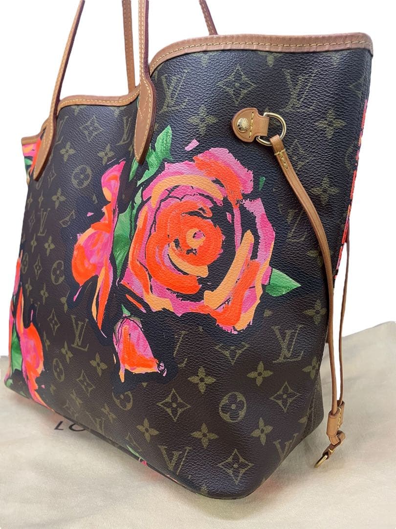ヴィトン　モノグラム　ローズ　ネヴァーフル　M48613 トートバッグ