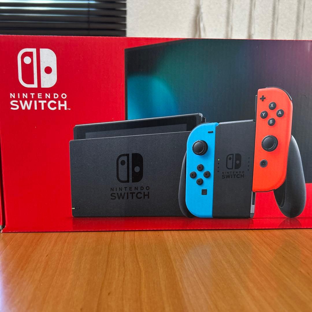 Nintendo Switch 本体 ネオンブルー/レッド + ケース/ゲーム