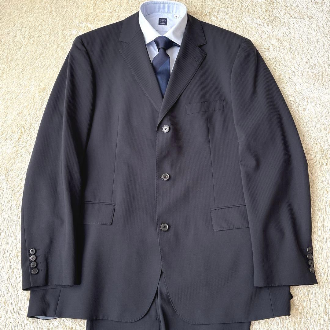 ☆大きいサイズ☆大谷翔平　Hugo BOSS スーツシャドーストライプ42R