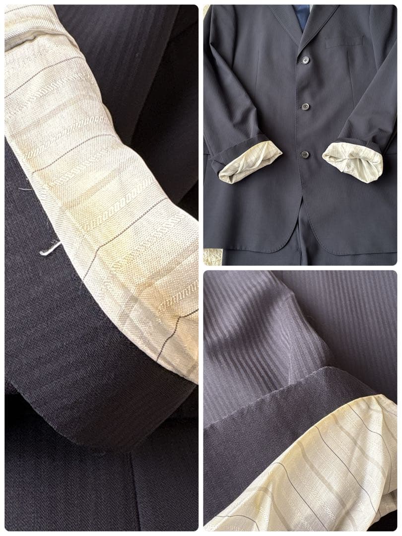 ☆大きいサイズ☆大谷翔平　Hugo BOSS スーツシャドーストライプ42R