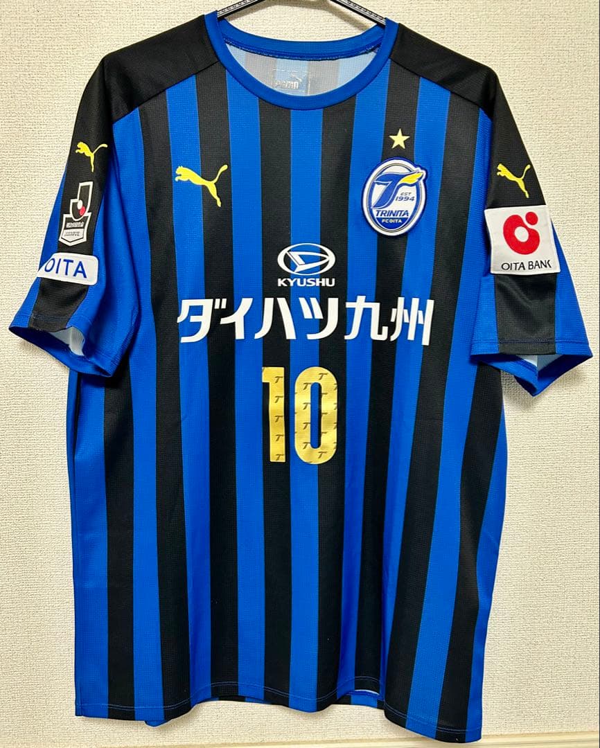 大分トリニータ2018ユニフォーム 背番号10 藤本憲明　XXL