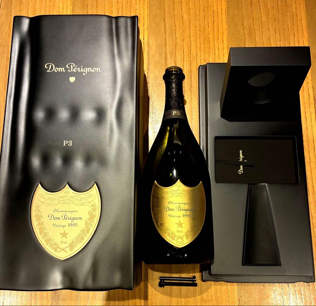 P3 ドン・ペリニヨン 1993 空瓶 化粧箱 セット
