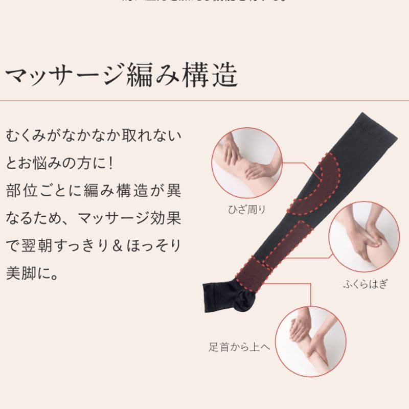 プウアボーテ　プレケット　おやすみソックス（1足、MorLサイズ）つき