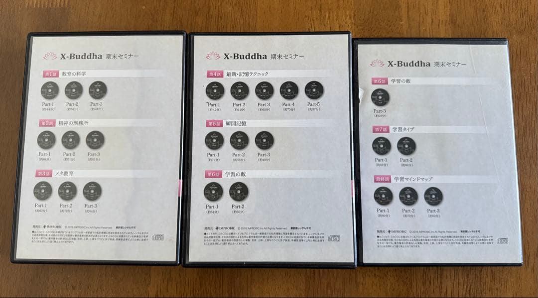 X-Buddha 期末セミナー セット