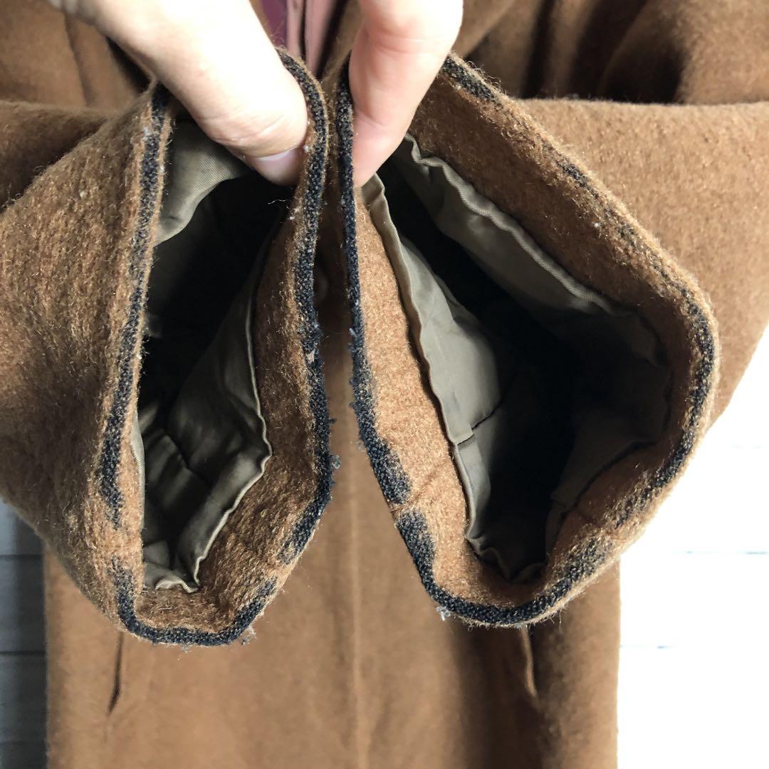 【美品】ブルーレーベルクレストブリッジ 女優襟チェスター ロングコート ウール