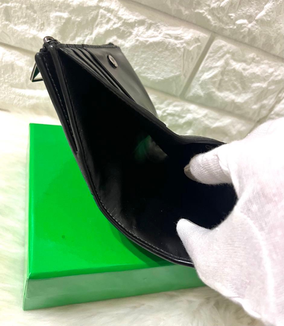 【marsya 様】BOTTEGA VENETA カセット三つ折り財布 巾着付き