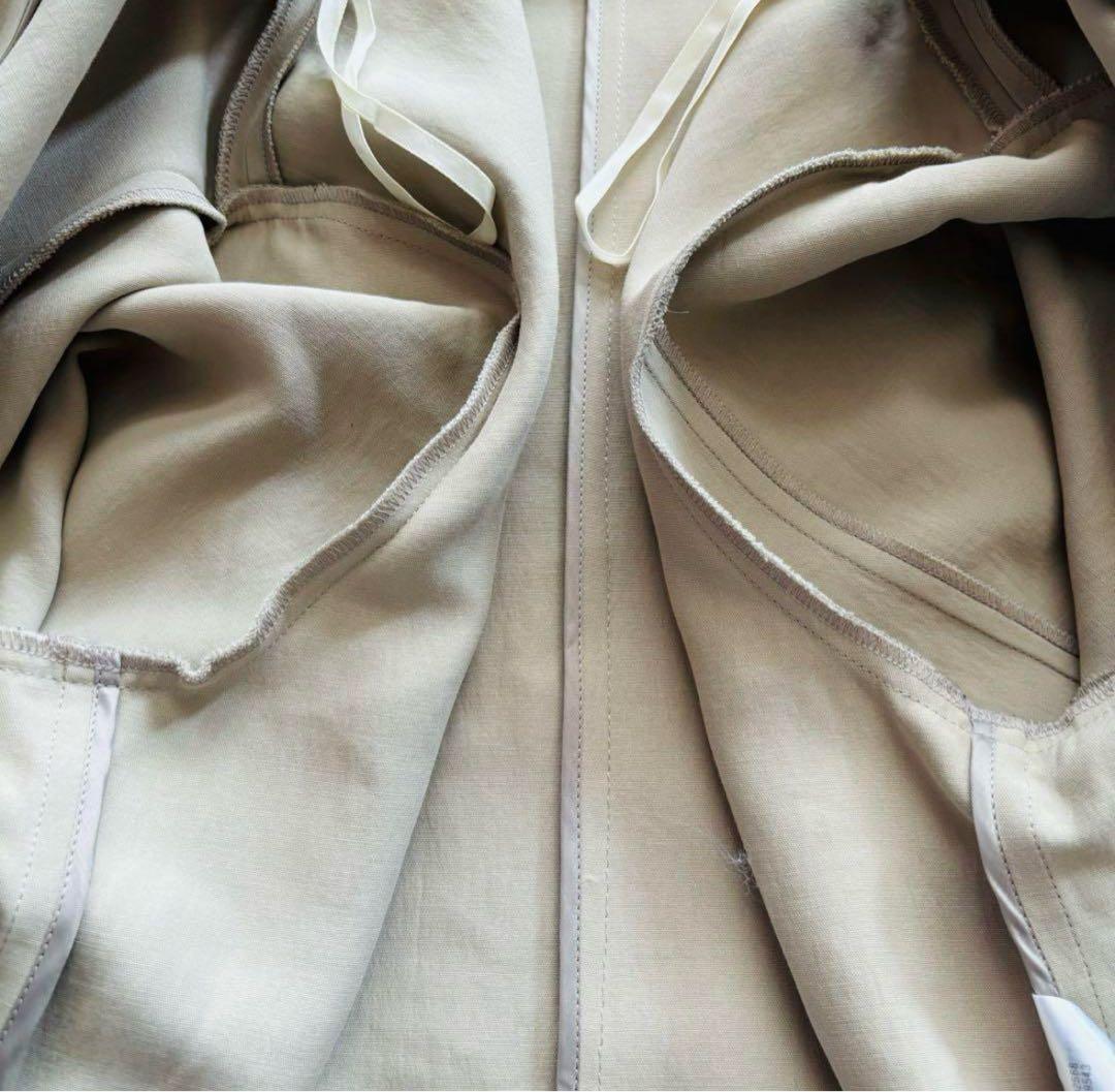 23区　23SS ライトトレンチコート　ロング丈　ボタンレス　ベルト付き　38