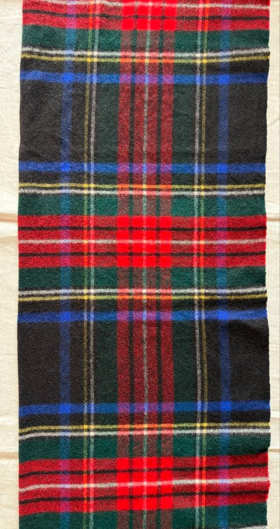 Johnstons 大判ストール カシミヤ100% タータンチェック