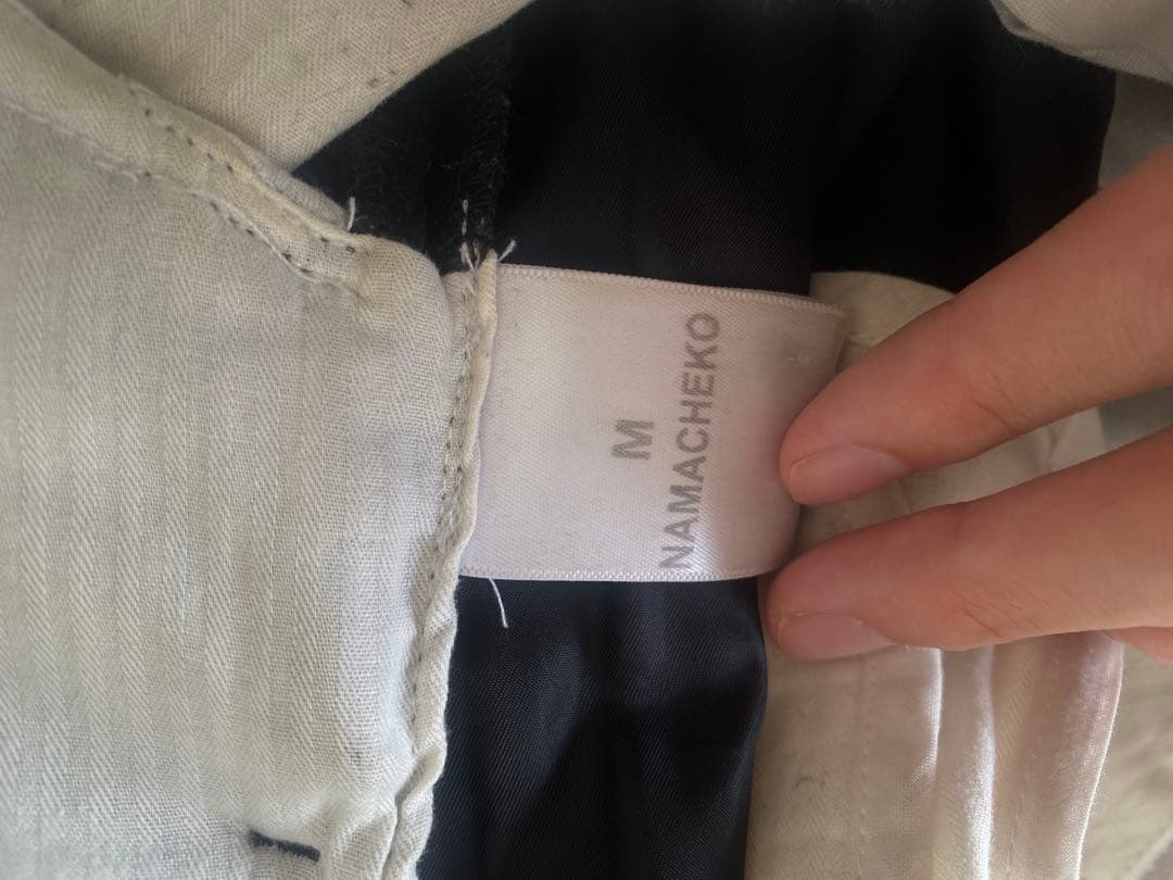 k*k様 20AW namacheko Hirse Flap Trousers