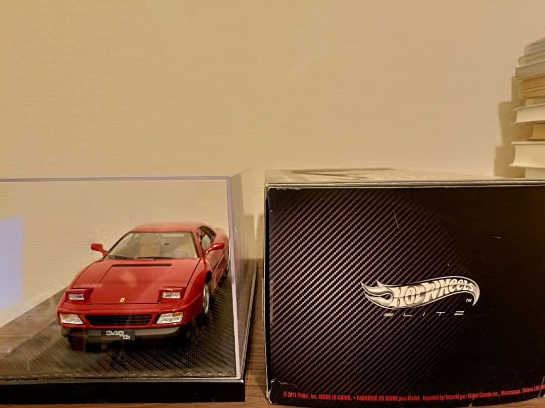 合*3様 hotwheels ELITE Ferrari 348tb 赤 1/1