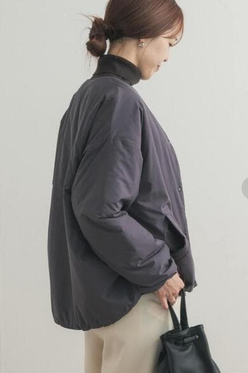 ☆りさん専用☆UR TECH 撥水ポケッタブル中綿ブルゾン チャコールグレー